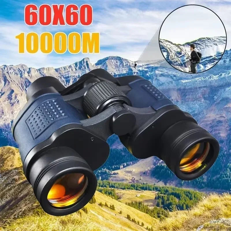 60x60 High-definition Night Vision Hunting Binoculars Outdoor Handheld Camping Binoculars Binoculars Reconnaissance Binoculars Qme