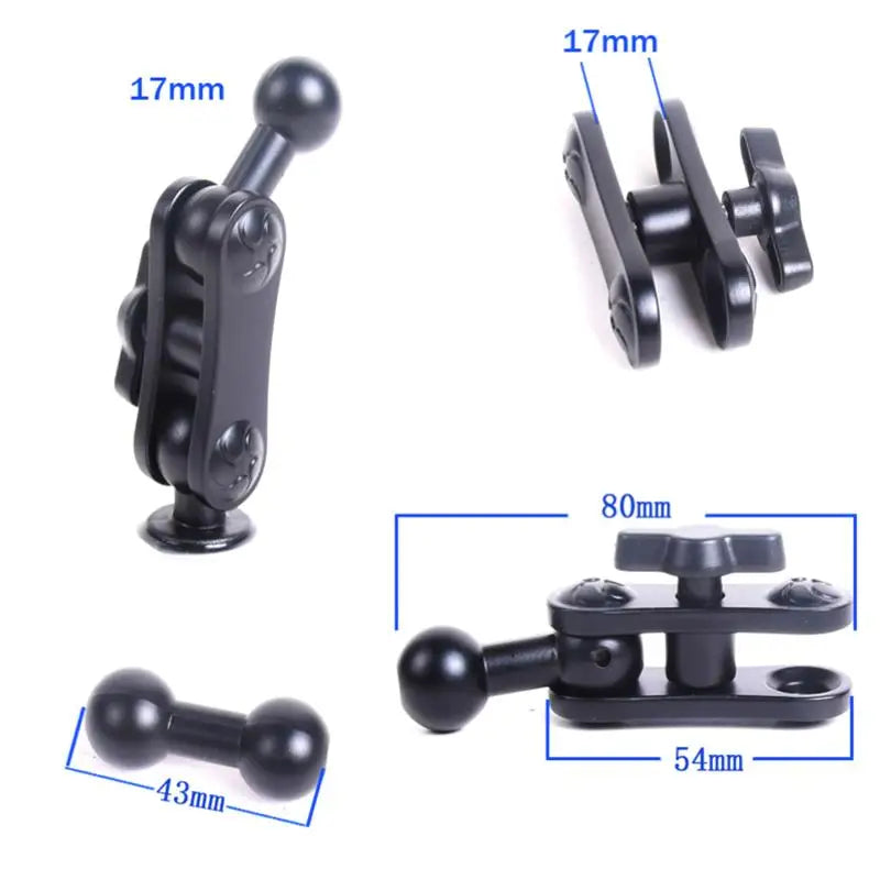 Alloy Ball Mount Extension Adapter Rotation Rod Car Air Vent Qme