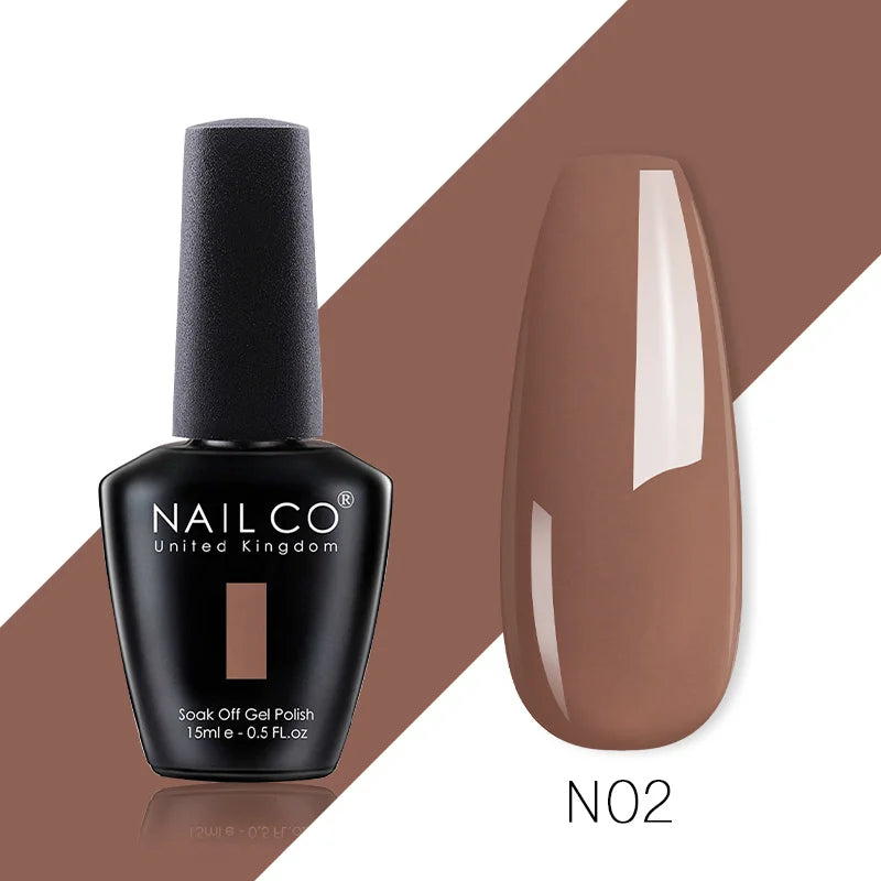 NAILCO 85 Colors Nail Gel UV LED Lacquer Manicure Varnish Hybrid Semi