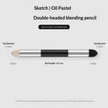 Dual Tip Art Sponge Pens Easy Coloring Pastel Stumps Non-smudge Foam Qme L Gold