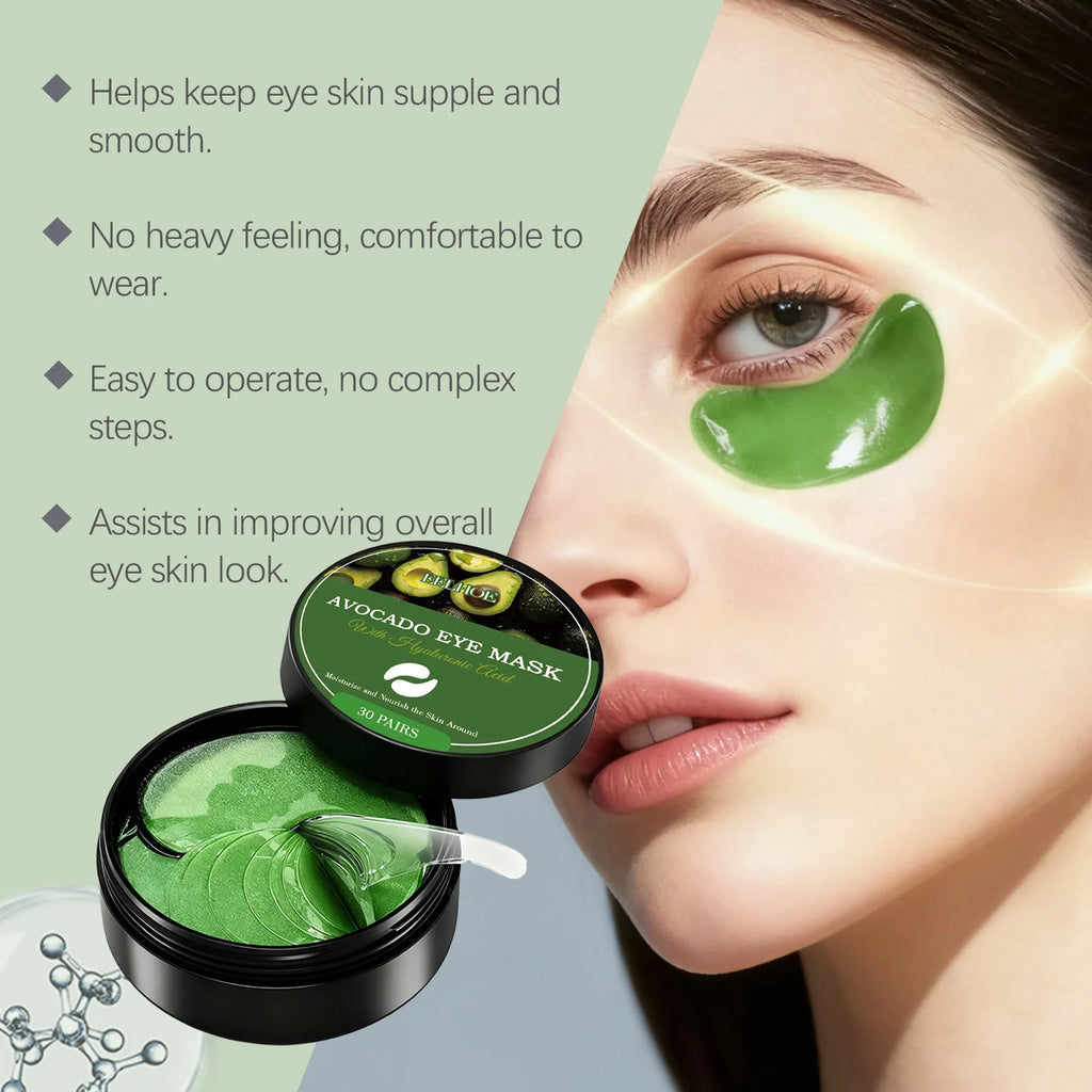 Hyaluronic Acid Eye Mask Under Eye Mask Anti Dark Circles Remove Eye Bags Improves Dullness Moisturizing Hydrating Eye Patches Qme