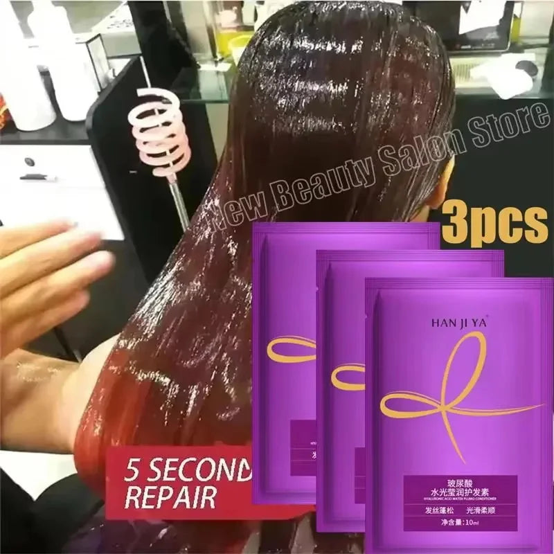 Deep Repair Keratin Hair Mask 5 Second Magical Damage Frizzy Soft Smooth Shiny Hair Treat Moisturize Hair Repair Hair Care Mask Qme 3pc