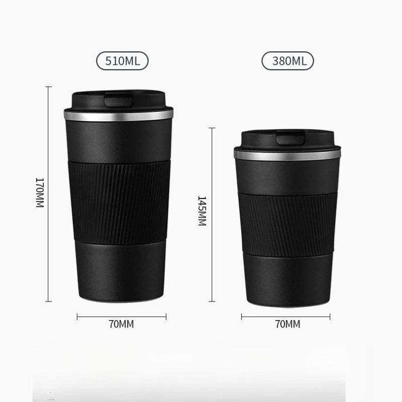 Stainless Steel Vacuum Car Insulated Coffee Cup Qme