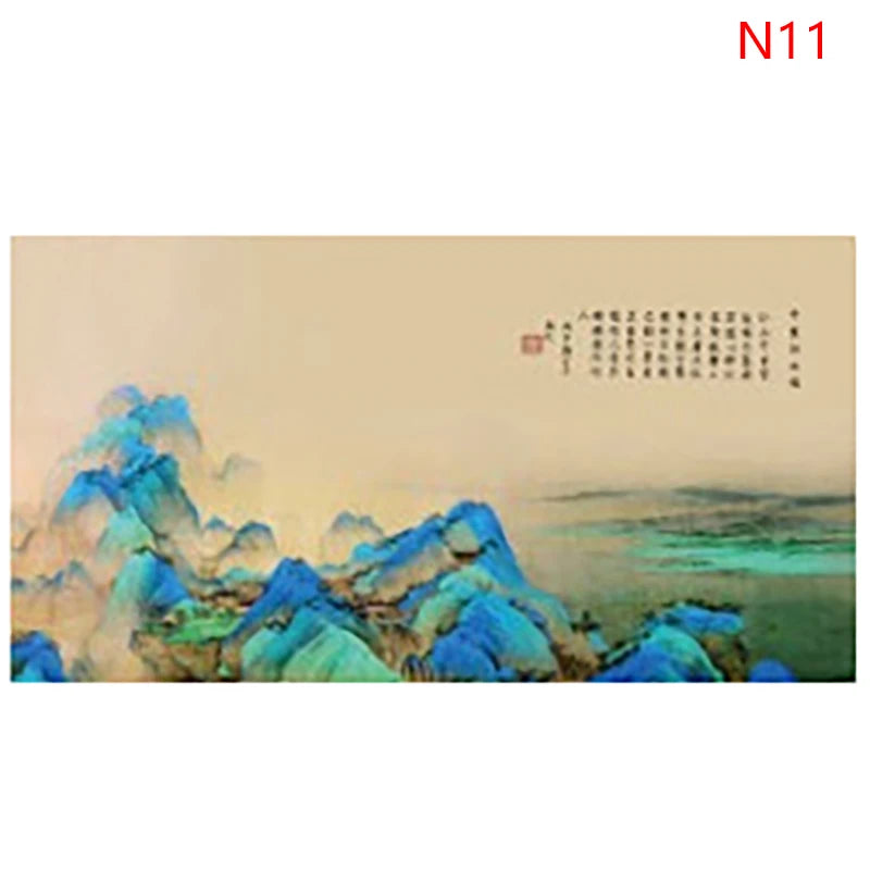 Retro Ancient Painting Tea Mat Matcha Green Powder Whisk Japanese Qme N11