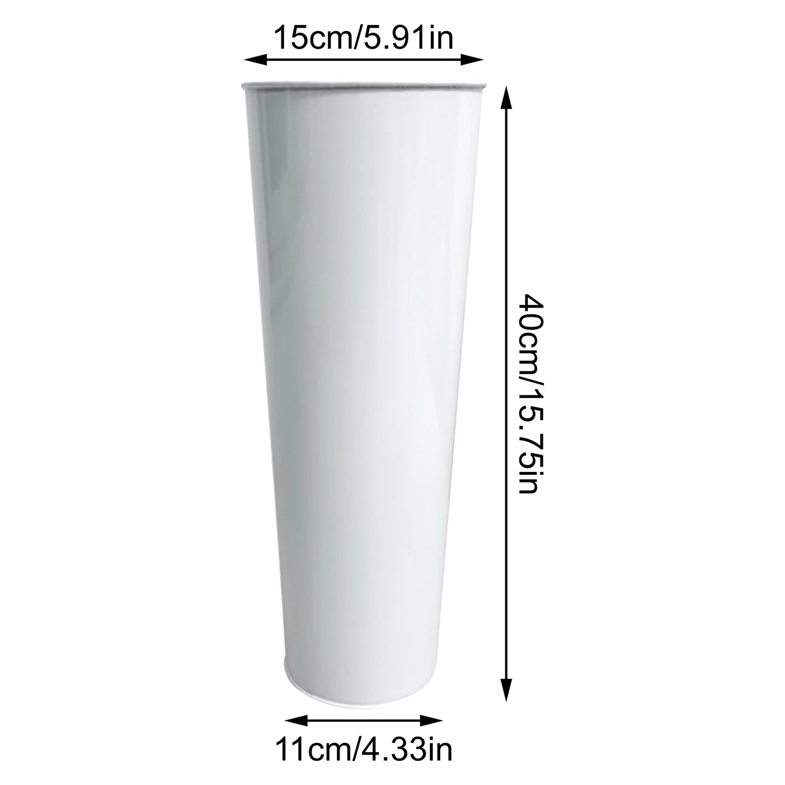 1pcs Flower Galvanized Bucket Watergrass Cultivation Flower Arrangement Bucket Retro Home Shop Decor Flower Bucket Qme