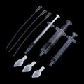Small Pet Feeder Needle Tube 9 Parrot Bird Liquid Injection Hose Qme 9pcsset