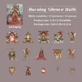 15 Sheets/Bag Guardian's Oath Series Princess and Dragon Theme 3D Scenery Sticker Set for DIY Scrapbook Phone Case Notebook Qme 2