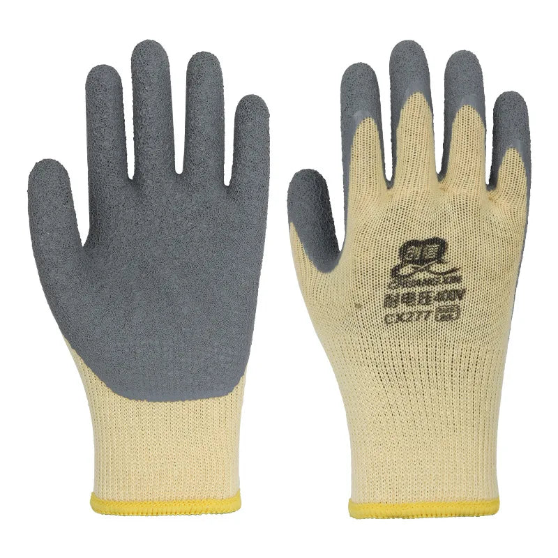 2PCS 1000V Insulated Gloves Double-Sided Insulation Anti-Slip Wear-Resistant Electrical Work Repair Electrician Gloves Qme Gray