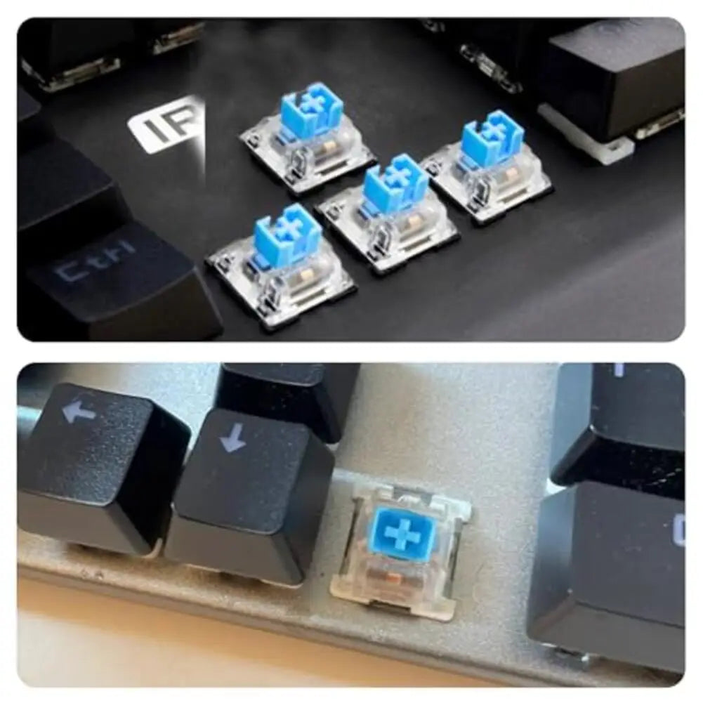 Outemu Switch Mechanical Keyboard 3Pin Tactile Silent Switches LED Qme