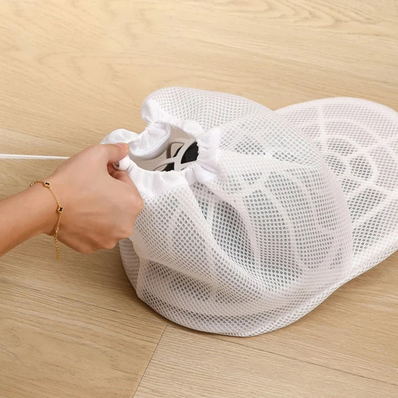 Hat Wash Protector Bag Baseball Cap Cleaner Laundry Bag Anti-deformation Hat Bag Washing Machine Mesh Bag Portable Laundry Bag. Qme