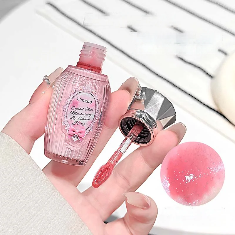 Vase Shape Water Light Lip Glaze Mirror Lipstick Gloss Hydrating Qme