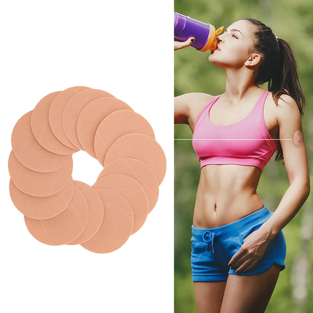 Sensor Patches Waterproof Prevent Slipping Strong Adhesion Sensor Covers Skin Friendly Breathable for Swimming for Walking Qme
