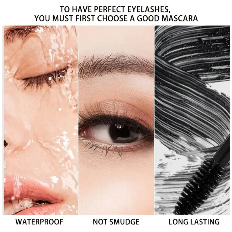 Pink Slender Eye Black Waterproof Sweat Proof Not Easy Smudge Apply Qme