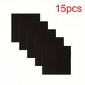 Shoe Heel Repair Rubber Pads, Cuttable Square Boot Heel Replacement, Anti-Slip Shoe Heel Repair Kit, Boot Sole Replacement Qme 12pcs