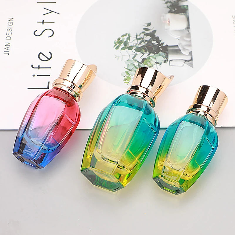 Refillable Glass Perfume Atomizer Portable High-capacity Empty Bottle Qme
