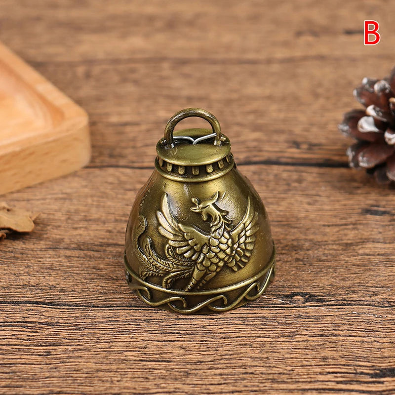 Feng Shui Wind Chime Bell Antique Good Luck Lucky Blessing Qme B