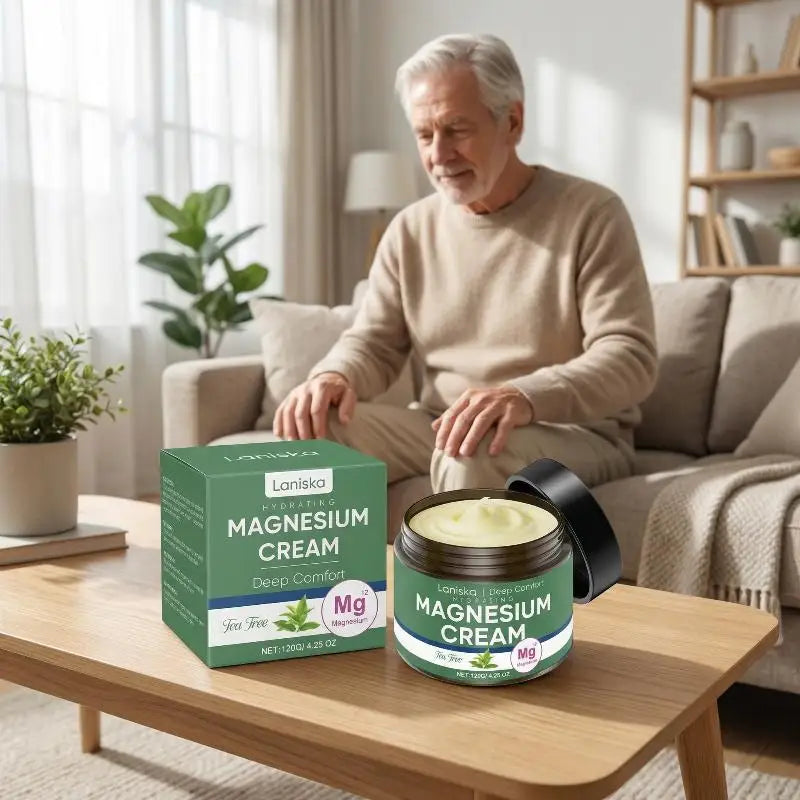 Deep Sleep Magnesium Cream Night Relaxation Soothes Muscles Aches Qme