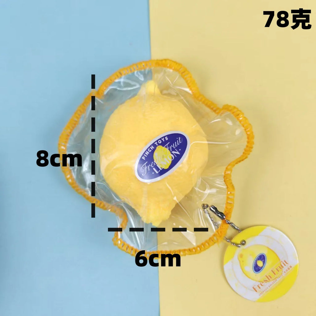 Simulation Lemon Slow-rising Squeezeable Toy Soft Pinch Decompression Fidget Toy Fun Holiday Party Gift Qme