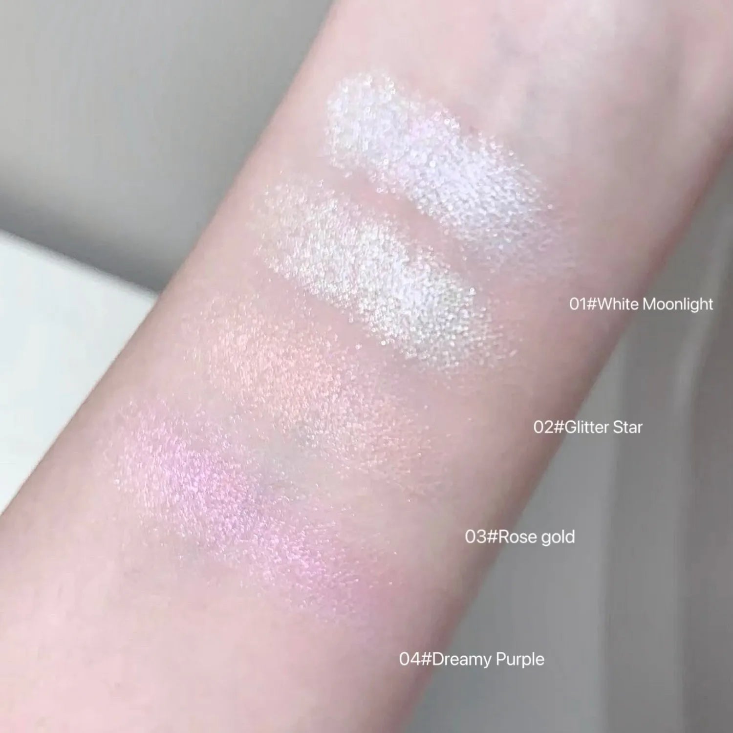 SHAQINUO Highlight Powder Perfect Pearlescent Shimmer Palette Face Qme
