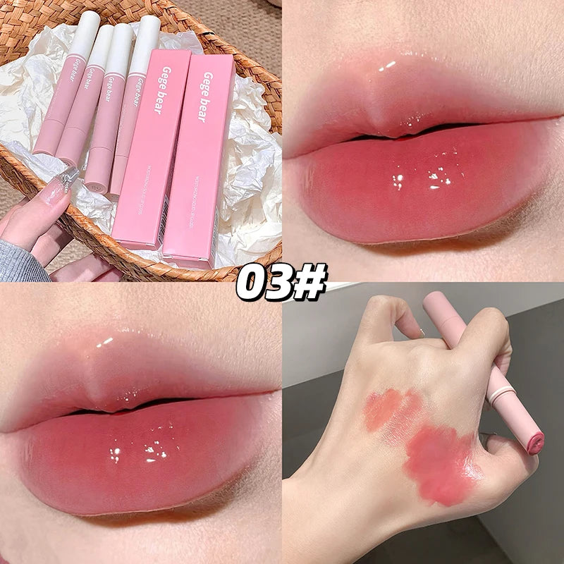 Gege Bear Mirror Lip Glaze Lipstick Moisturizing Effect Long-lasting Qme GX1351-3