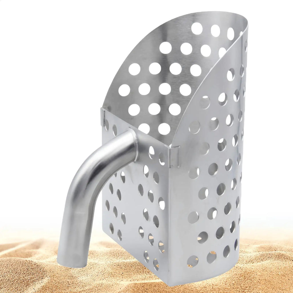 Sand Scoop Heavy Duty Handheld Sifter Beach Shovel Treasure Hunting Qme