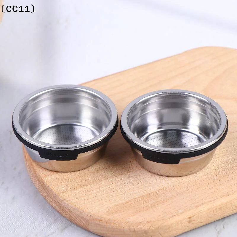 Double Cup Filter Basket Luxe ES601 ES701 Coffee Pressurized Porous Qme