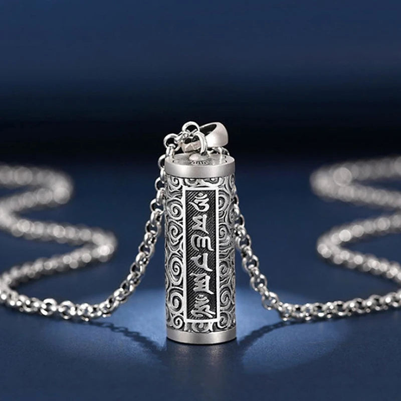 Copper Plating Silver Pill Case Holder Box Waterproof Cylinder Urn Qme