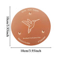 Copper Bird Bath Disc With Triple-Point Support Fountain Ornaments Copper Bird Bath Purification Disk For Outdoor Garden Deck Qme as shown China Mainland