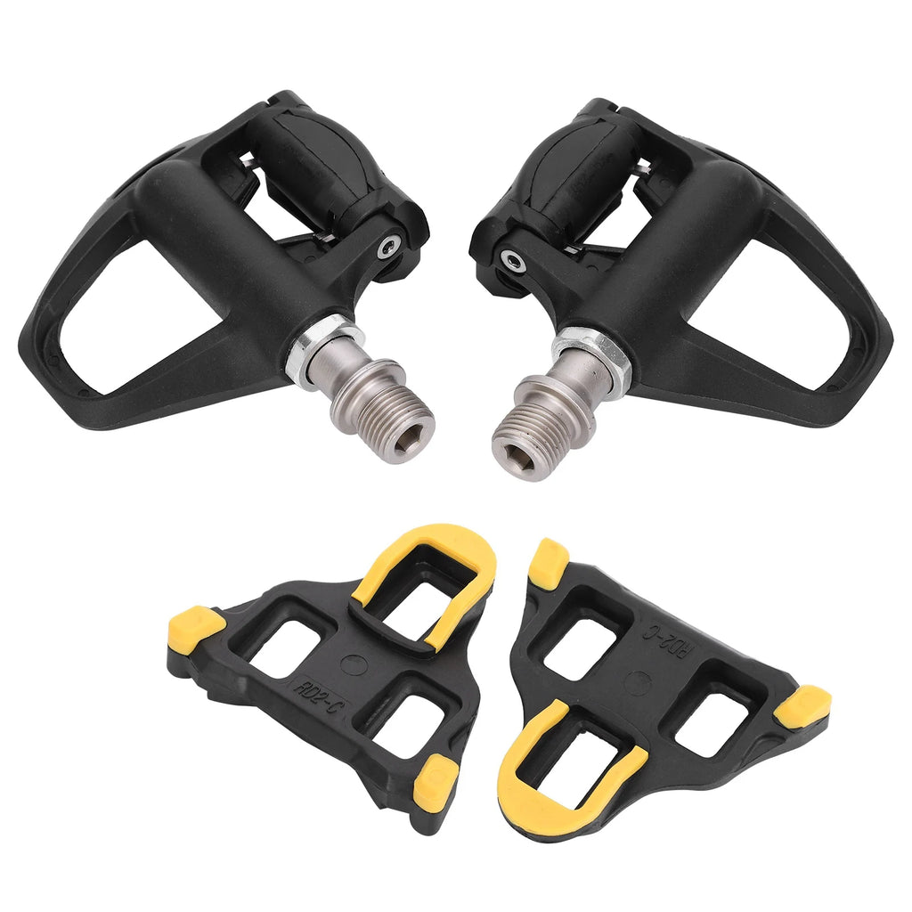 Bike Pedals ‑SL Cycling Road Bike Self‑Locking Pedals with Cleats Pedals Repair Replacement Road Bike Pedals Qme