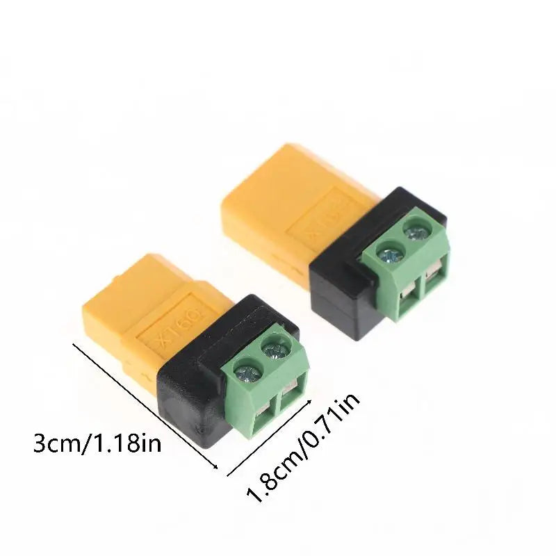 Charging Adapter UAV Balance Charger XT60 Male Female 2Pin Terminal Qme