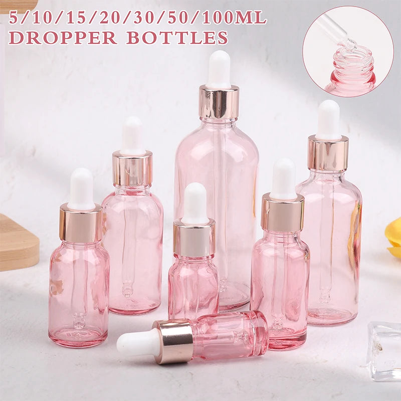 Aromatherapy Liquid Pipette Essential Massage Dropper Bottles Qme
