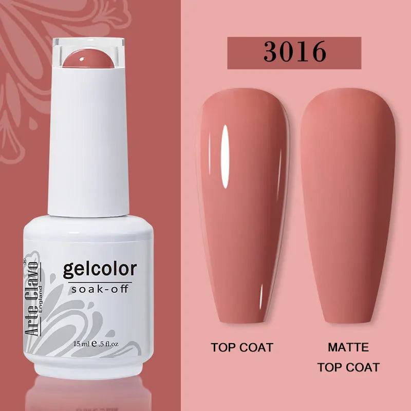Arte Clavo 44 Colors Jelly Nude Gel Nail Polish Semi Transparent