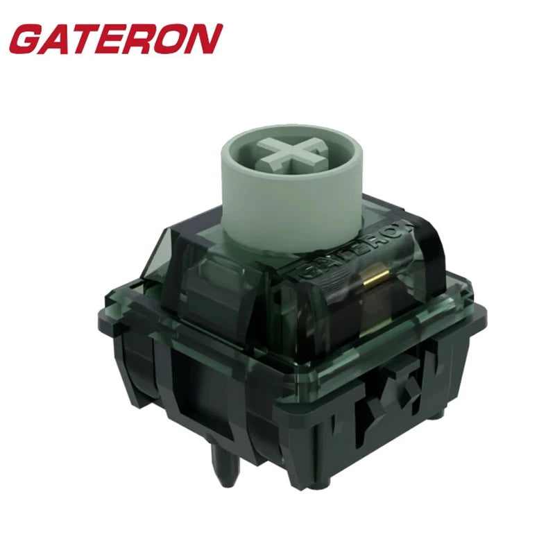 Gateron Magnetic Jade Emerald Switch HIFI Tactile Switches Magnetic Keyboard Game Office Freely Setting Pre Travel Factory Lubrd Qme 50pcs