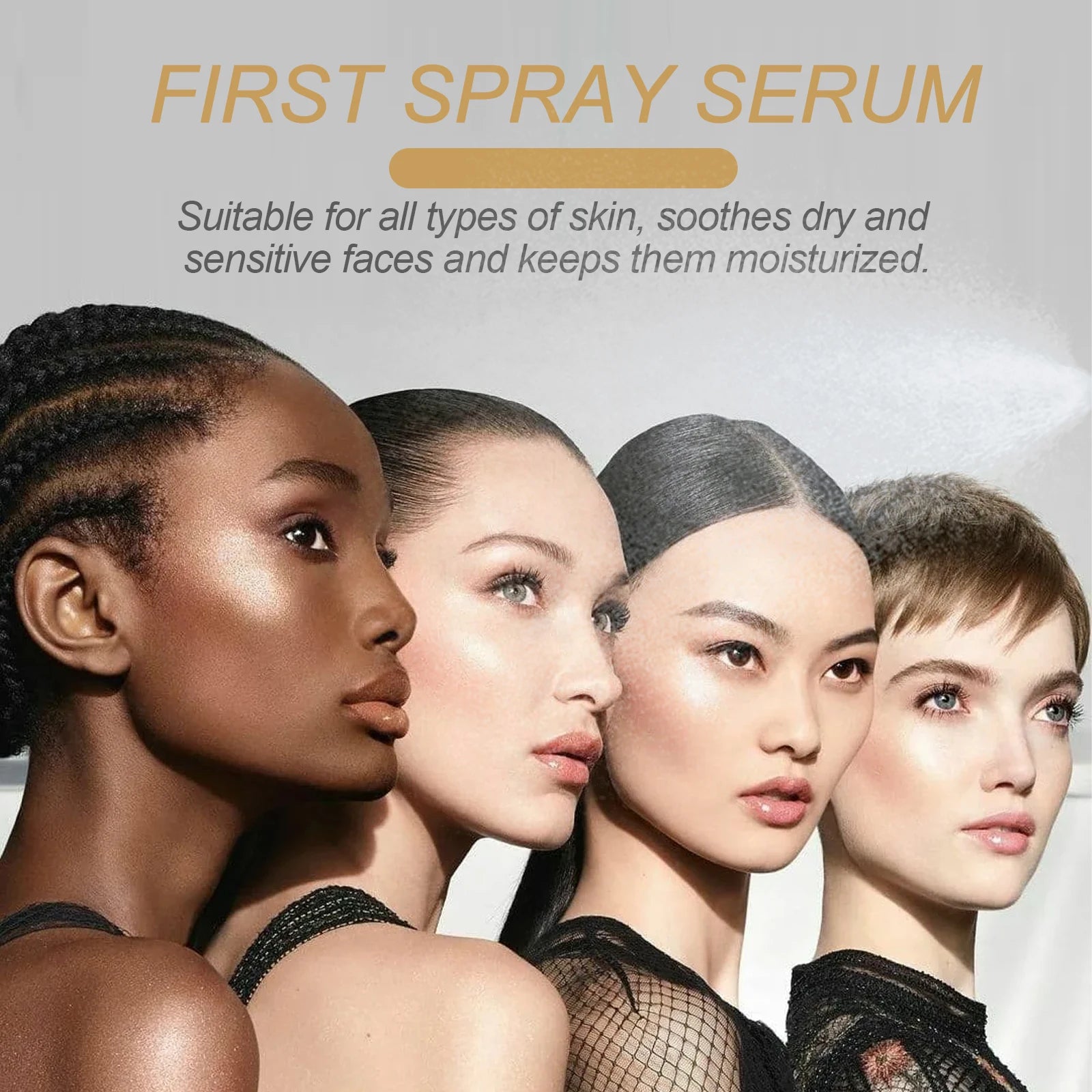 Facial Serum White Truffle Moisturizing Spray Melanin Correcting Glow Serum Fade Dark Spot Shrink Pores Brightening Skin Care Qme