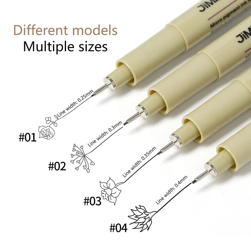 Waterproof Nail Art Graffiti Line Pen Gel Painting Wire Drawing Qme