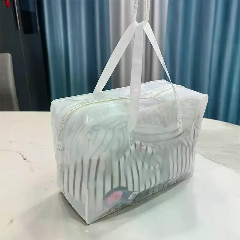 Wet And Dry Separation Travel Toiletries Bag Thickened Large Capacity Waterproof Moistureproof Swim Bag Qme