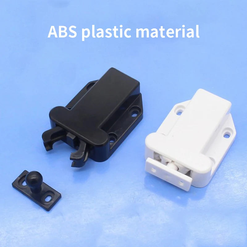 4 6 Push Open Door Catch Kitchen Cabinet Touch Latch Release Drawer Qme