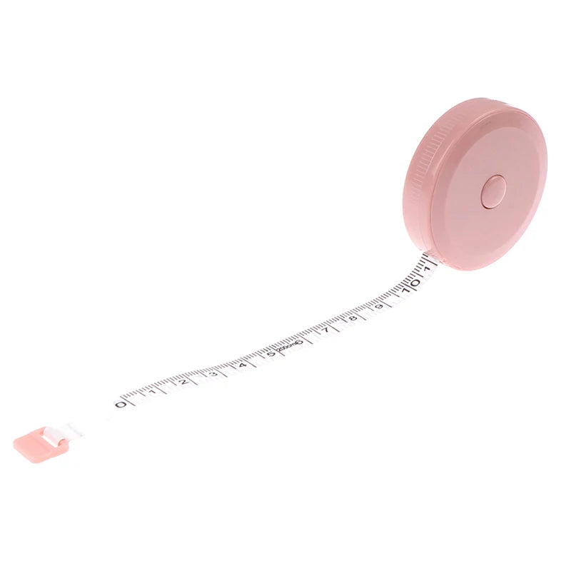 2m Tape Measures Portable Retractable Ruler Children Height Roll Qme Pink