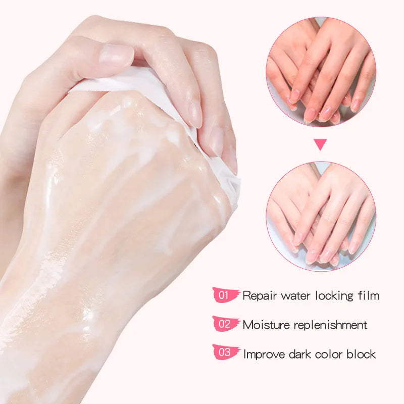 Vitamin E Foot Mask Manuka Honey Nourishing Long-lasting Moisturizing Hydrating Exfoliating Remove Dead Skin Foot Skin Care Qme