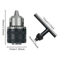 Electric Drill Chuck Electric Drill Adapter Conversion Head Three-Claw Design Woodworking Tool Accessories for 100-Type Angle Qme A