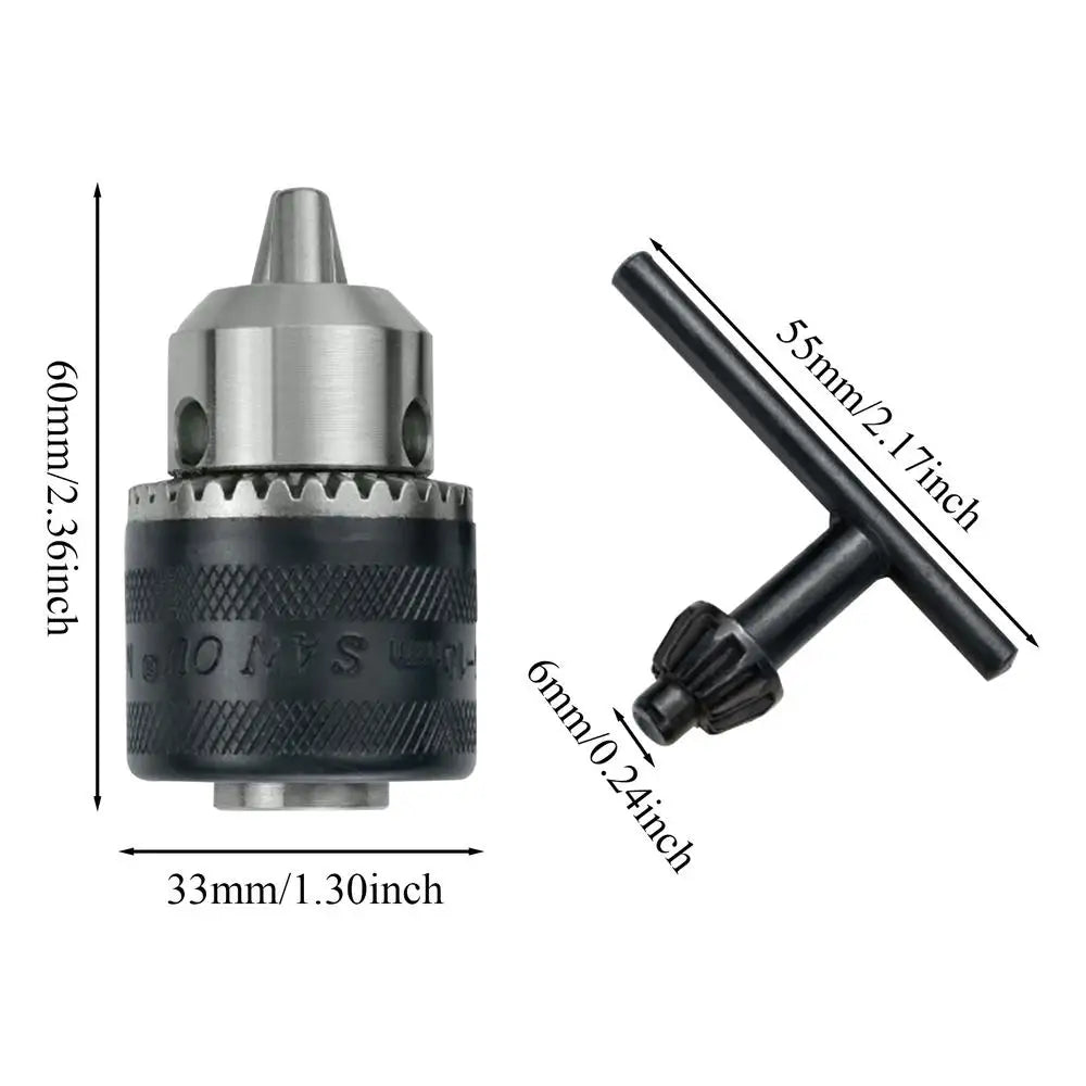 Electric Drill Chuck Electric Drill Adapter Conversion Head Three-Claw Design Woodworking Tool Accessories for 100-Type Angle Qme A