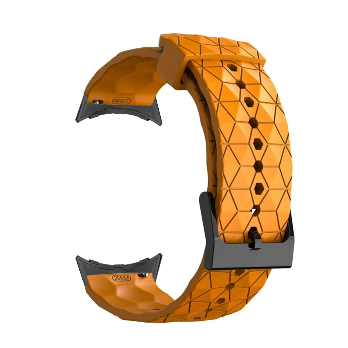 Silicone Strap for Google Pixel Watch 2 Watch Strap Bracelet correa Replacement for Google Pixel Watch 1 41mm Sport Band Qme Yellow for pixel watch 2