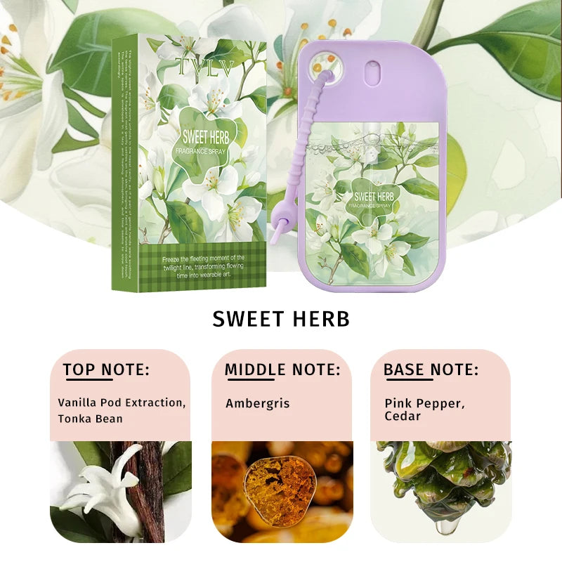 Fragrance Spray Lasting Strawberry Hook Perfume Fresh Natural Air Qme 03 SWEET HERB