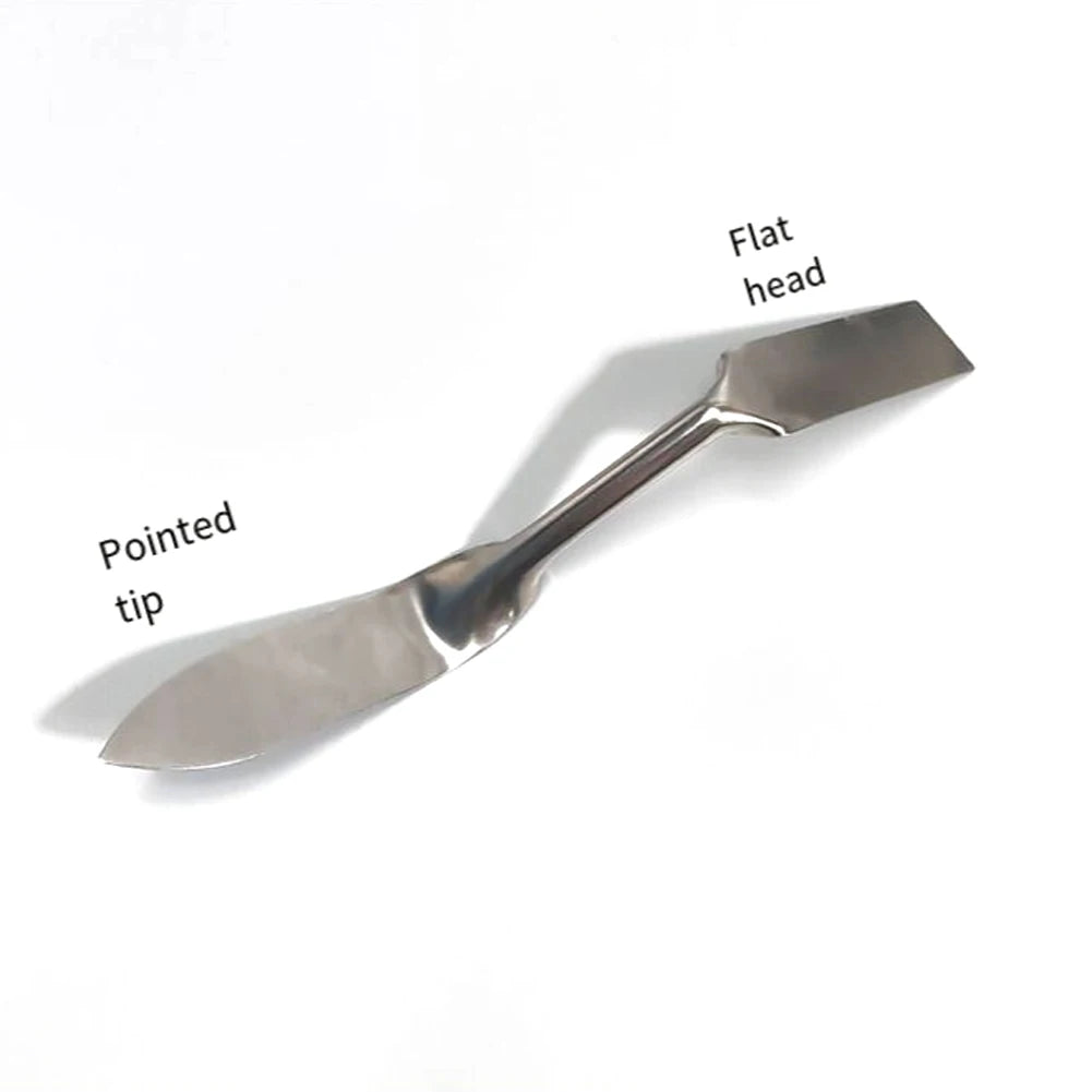 1PC Stainless Steel Double-headed Mud Plastering Trowel Trowel Wall Brick Trowel-Mason Tools For Seam Repair & Cleaning Qme