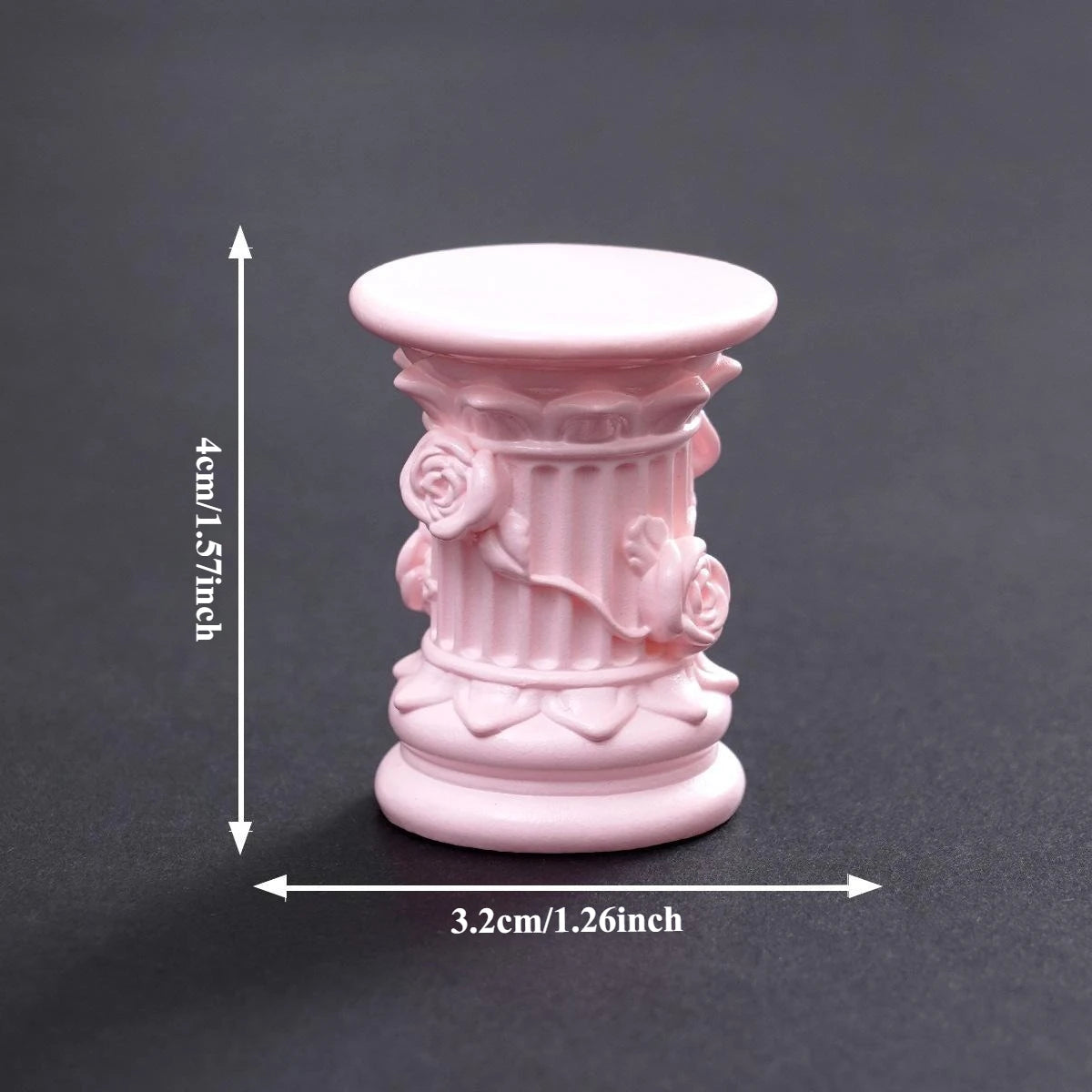 3pcs Roman-Style Columns, Miniature Model Pillars, Sandscape Ornaments, Desktop Decorations, Scene Shooting Props Qme