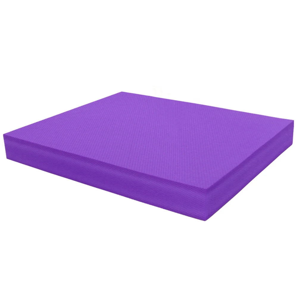 Yoga Balance Pad Thickened Exercise Balance Pad Fitness Balancing Pad Foam Cushion Mat for Yoga Pilates Stretching Qme