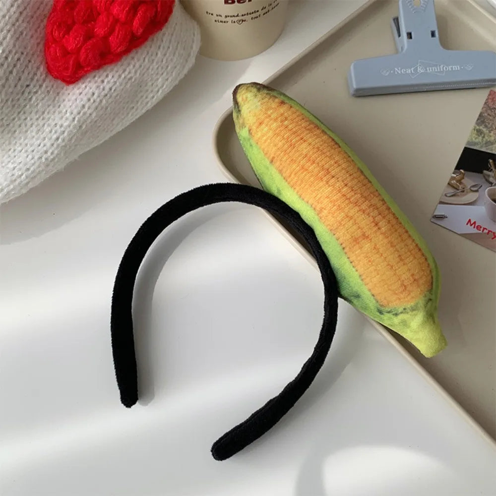 Fashion Kawaii Simulated Food Hair Hoop Korean Headwear Fruits