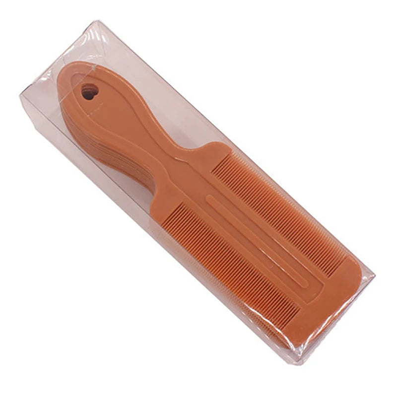 Lice Comb Plastic Handle Double Sided Head Hair Combs Flea Nit Qme