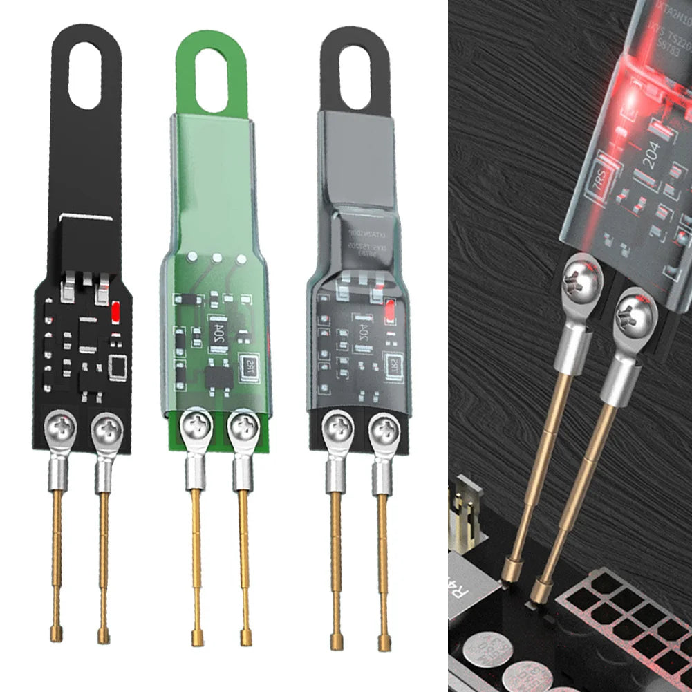 1pc Capacitor Discharge Pen Fast Discharge1000UF 5000UF Capacitor Discharge Tools With LED Indicator Light Electronic Tools Qme