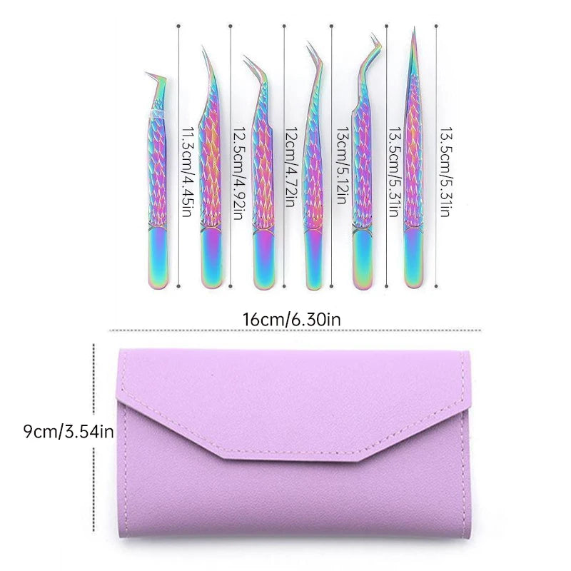 High-precision False Eyelash Tweezers Beginner Fake Extension Qme